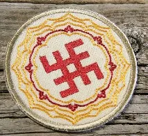 Амулет Бог Сварог нашивка сварог