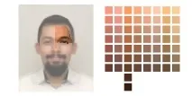 Малюємо піксельний портрет по фото в Фотошоп малюємо