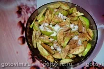 Розетки з яблуками із листкового тіста розетки