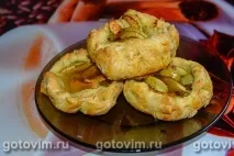 Розетки з яблуками із листкового тіста розетки