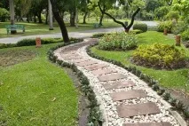 Дизайн садових доріжок фото своїми руками з плитки та бруківки доріжок