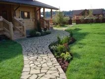 Дизайн садових доріжок фото своїми руками з плитки та бруківки дизайн