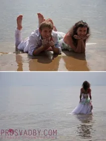 Екстремальний передвесільний trash-the-dress Валерії-Ромашки та Ярика валерії-ромашки