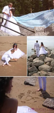 Екстремальний передвесільний trash-the-dress Валерії-Ромашки та Ярика було