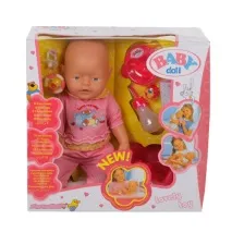 Інтерактивна лялька Baby Doll (п’є, їсть, писає, какає, плаче), 40 см лялька