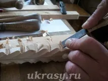 Виготовлення дерев’яної різьбленої кухонної лопатки «Первоцвіт» лопатки
