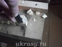 Виготовлення дерев’яної різьбленої кухонної лопатки «Первоцвіт» яної
