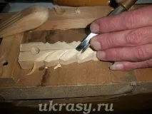 Виготовлення дерев’яної різьбленої кухонної лопатки «Первоцвіт» дерев