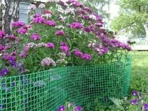 Сітка пластикова садова для забору використання переваги пластикова