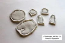 Майстер-клас ведмедика-брошки деталі