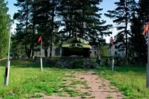Меморіальний комплекс Віщево на карті Ленінградської області меморіальний