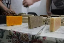 Мило на рослинних жирах, зроблене в Молдові. жирах