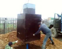 Металевий кесон для свердловини установка, своїми руками, гідроізоляція установка