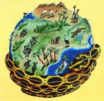 Міфи та легенди, Створенняземлі легенди