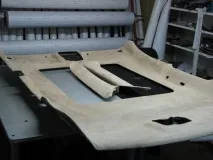 Перетяжка стелі Ford Focus в алькантару focus