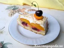 Пиріг з вишнею та абрикосами пиріг