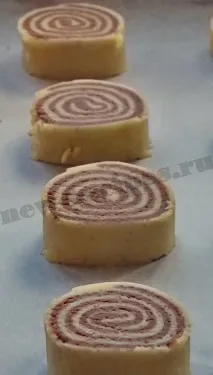 Пісочне печиво рулетики печиво