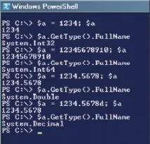 Працюємо з типами даних PowerShell, Windows IT Pro працюємо
