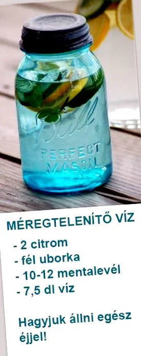 детоксикиращата вода вода