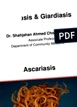 ascariasis аскариаза лямблиоза