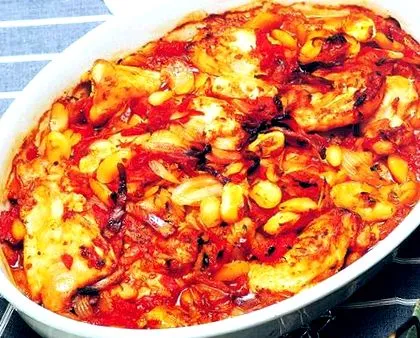 кубчета бекон пилешки