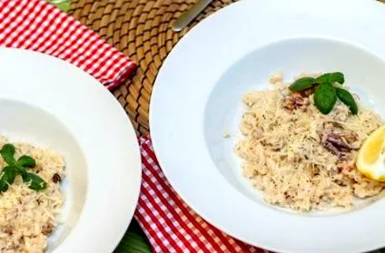 морепродуктами різотто