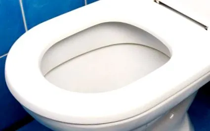 никога тоалетната