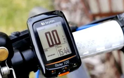 Bryton Rider върху изображението