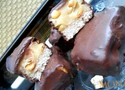 snickers рецепта