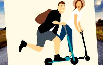 numai scooterul