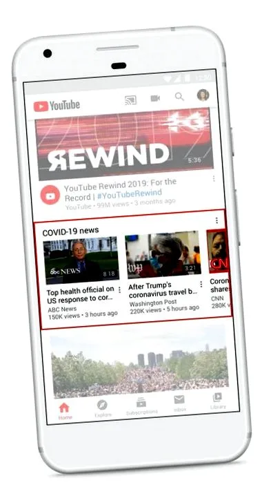 youtube информира