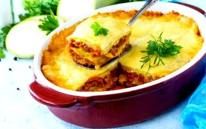 соусом кабачкова