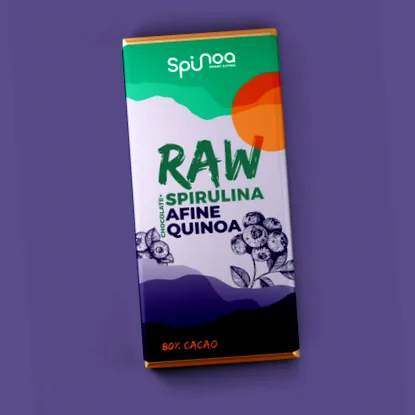 spirulinával