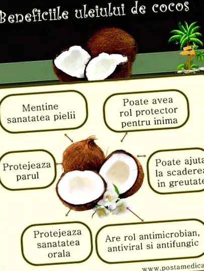 kókuszolaj előnye