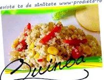 egészségügyi csésze főtt quinoa