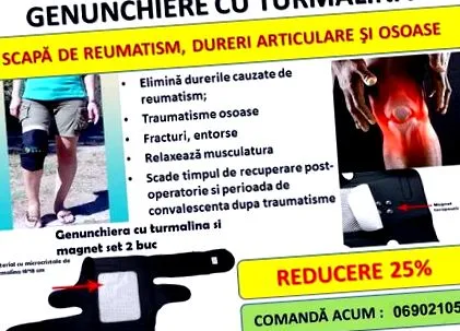 turmalin osteoarthritisében
