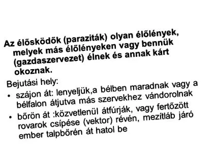 paraziților