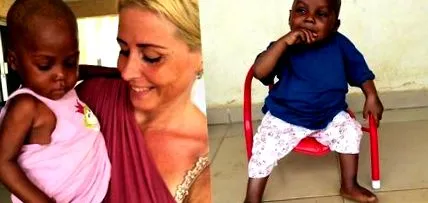 kétéves nigériai