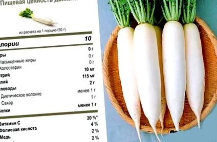 egészségét daikon