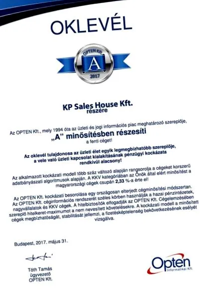 categorie rating