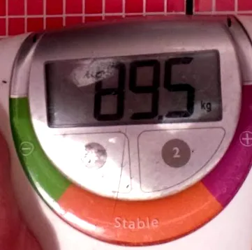 után kilogramm