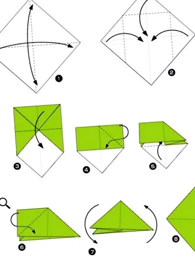 lépésről origami