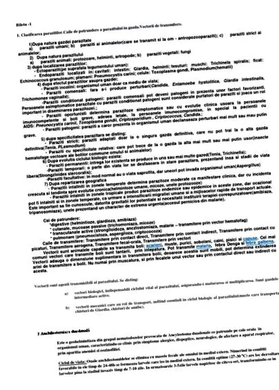 bélparaziták paraziták