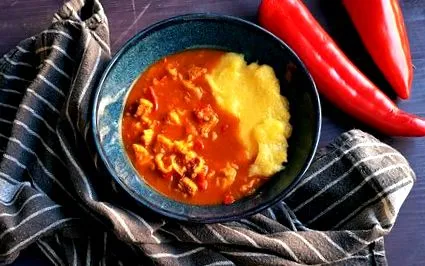 galuskával paprika