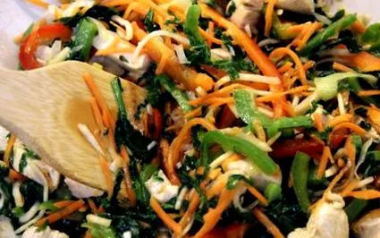 zöldségekkel thai