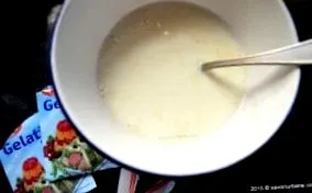 zselével