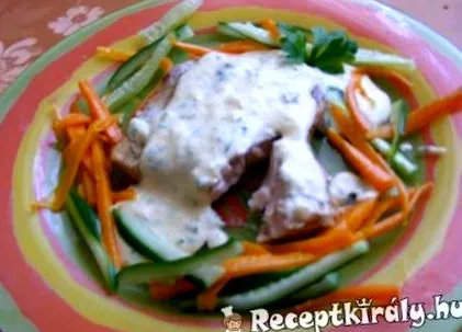 соусом вершковим соусом