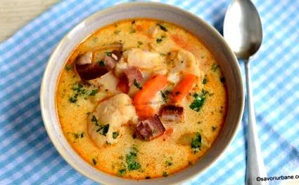 paradicsommal karfiolleves