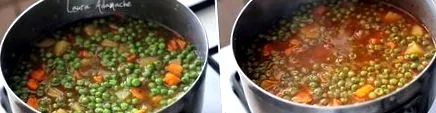 borsóétel recept