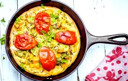 vegán omlett